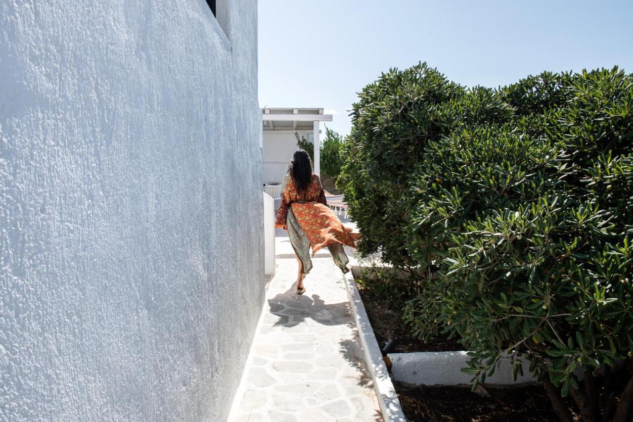 Yalos Mykonos 4 Bedroom Luxury House 5 Minute From Ornos Beach W Sea & Sunset View Mykonos Town Exterior foto