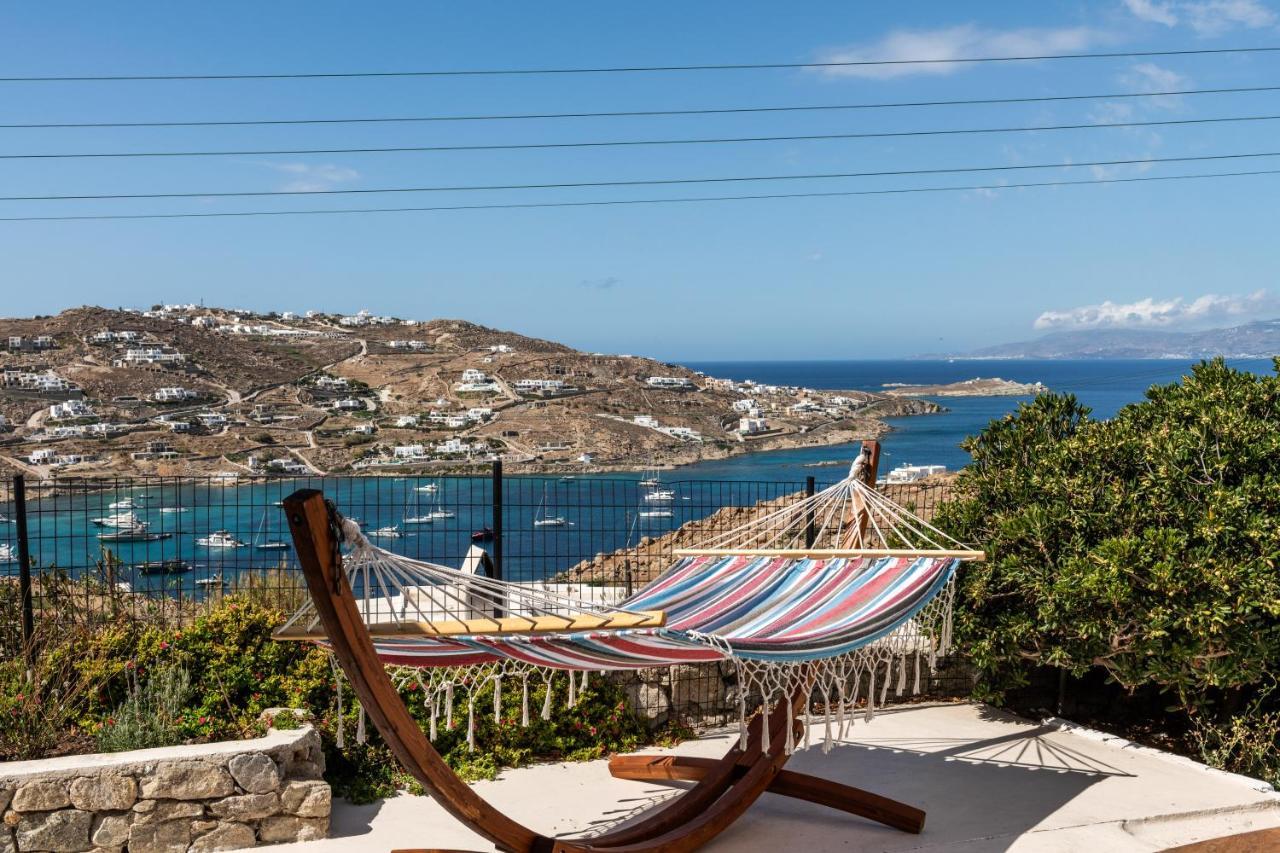 Yalos Mykonos 4 Bedroom Luxury House 5 Minute From Ornos Beach W Sea & Sunset View Mykonos Town Exterior foto
