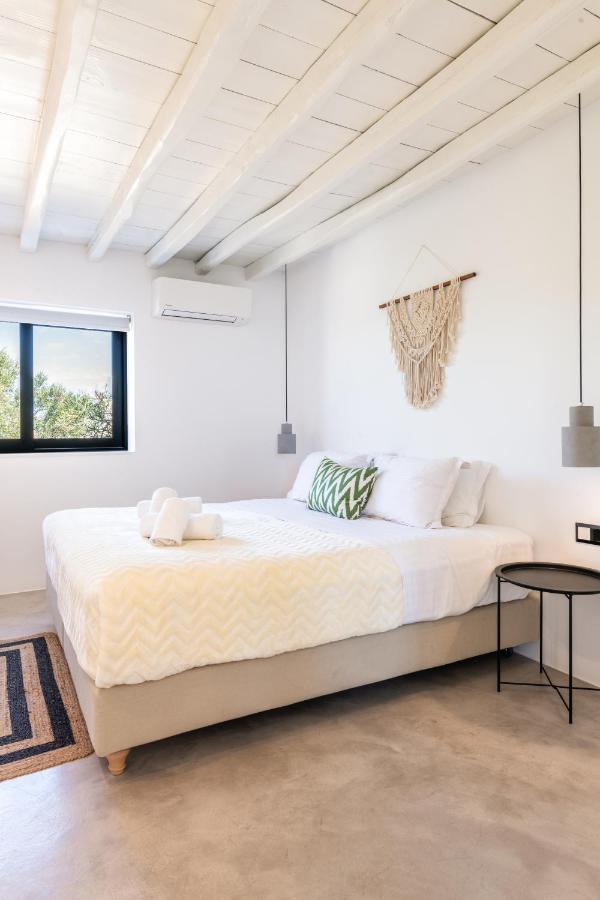 Yalos Mykonos 4 Bedroom Luxury House 5 Minute From Ornos Beach W Sea & Sunset View Mykonos Town Exterior foto